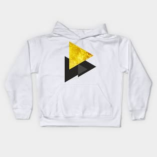 Metal triangle abstract - Metal sign - The Five Elements Abstract  Symbol Kids Hoodie